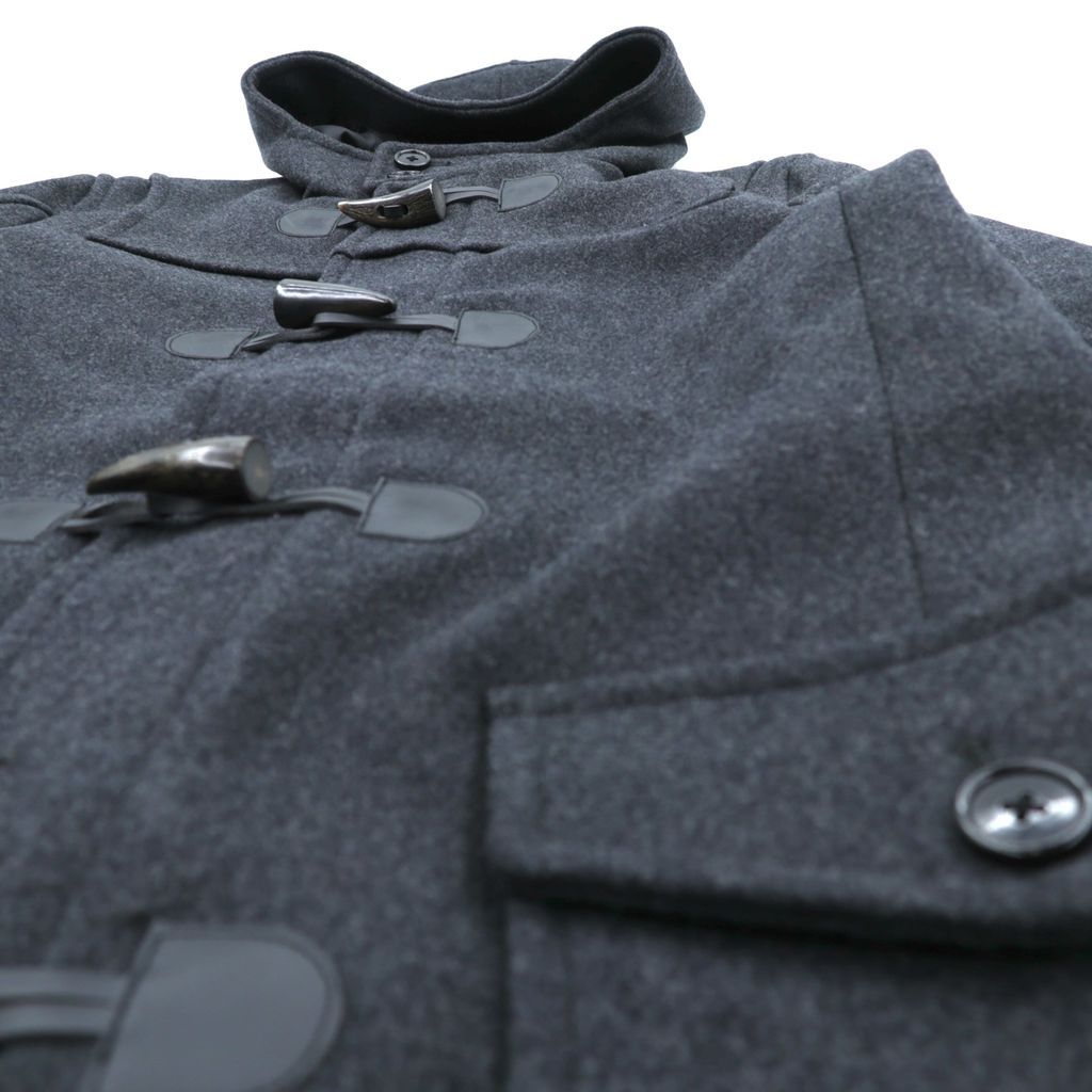 BARNEYS NEW YORK ダッフルコート XL グレー ウール トグルボタン