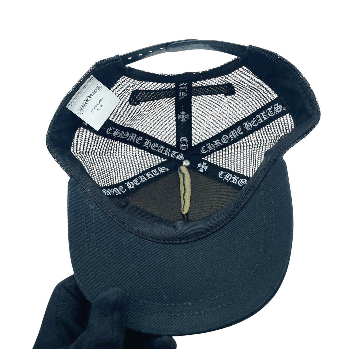 中古】CHROME HEARTS クロムハーツ トラッカーキャップ CH 黒*黒 CH