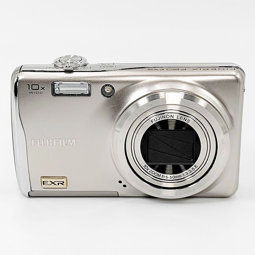 フジフイルム FUJIFILM FinePix F80EXR シルバー コンデジ カメラ 中古