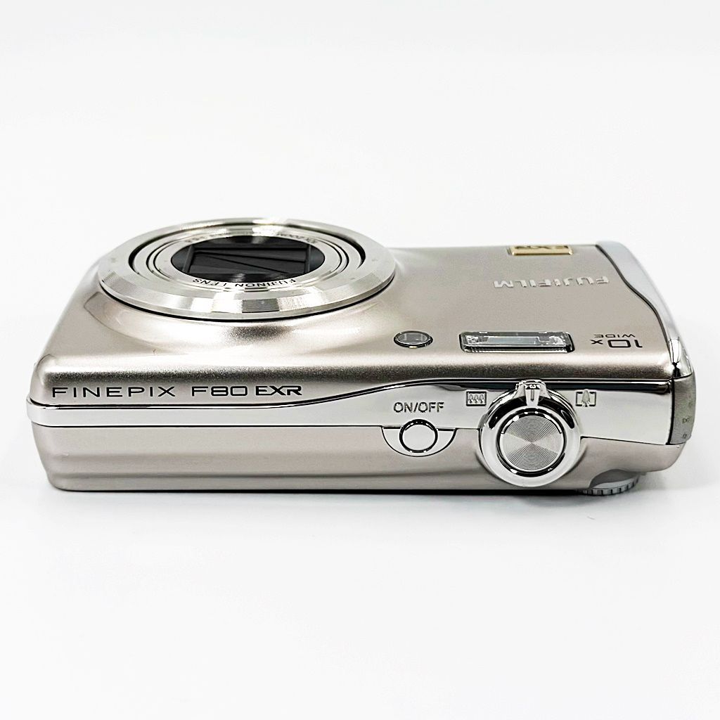 フジフイルム FUJIFILM FinePix F80EXR シルバー コンデジ カメラ 中古