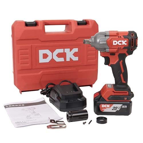 DCK 20 V 充電式インパクトレンチ KDPB 488 Z 角ドライブ12 7 sq 1 2インチ 最大締付トルク488 N m 緩めトルク682 ブラシレスモーター スマートリリースモード タイヤ交換 本体のみ バッテリ 充電器別売 ケース ソケッ
