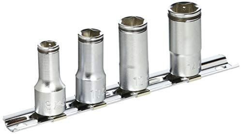 研究所 コーケン ソケットセット 3|8 9.5 mm SQ. ナットグリップセミディープソケットレールセット RS 3350×|4 m