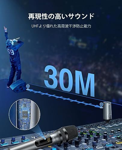  充電式ワイヤレスマイクダイナミックマイク UHF LEKATO マイクロフォン 無線マイク ハンドヘルドマイク ミニレシーバ付き 会議|カラオケマイク|ホームパーティー に大活躍 セット a 7 beb 0 ff キッチン家電 プレート その他 キッチン 食器