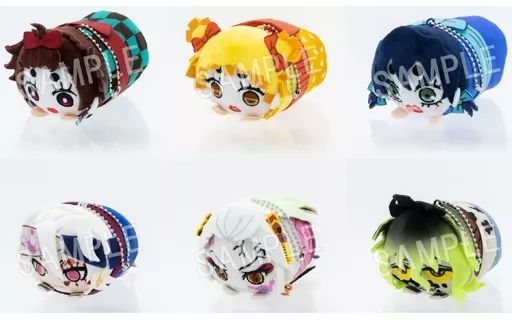 ぬいぐるみマスコット ぬいぐるみバッジ 全6種セット 鬼滅の刃 もちころりん5