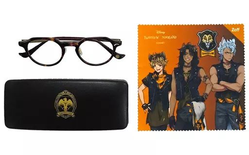 アクセサリー 非金属 レンズ度無し サバナクロー寮モデル アイウェアコレクション Zoff×ディズニー ツイステッドワンダーランド