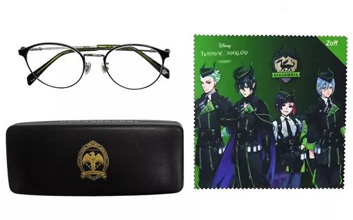 アクセサリー 非金属 レンズ度無し ディアソムニア寮モデル アイウェアコレクション Zoff×ディズニー ツイステッドワンダーランド