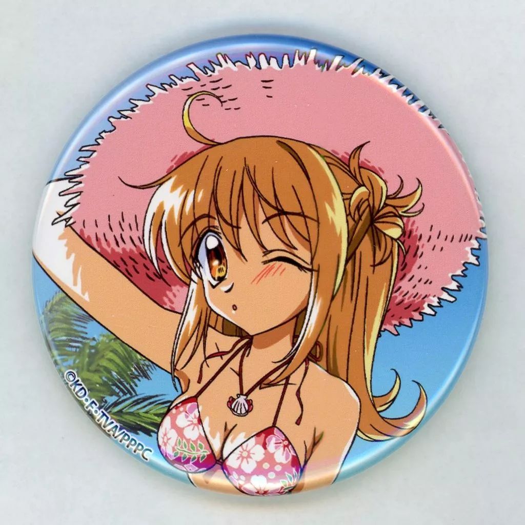 中古】バッジ・ピンズ 七海るちあ(水着) 缶バッジ 「まるくじ