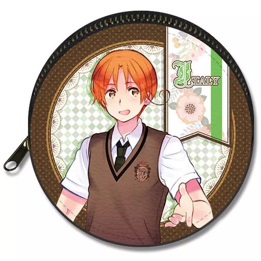 ヘタリアAxisPowersまるっとレザーケース 中古】バッグ(キャラクター) イタリア まるっとレザーケース Ver.2