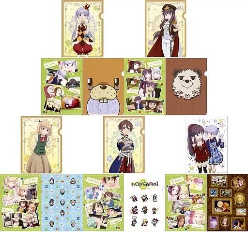 中古】クリアファイル 全5種セット A4クリアファイルセット(3枚セット