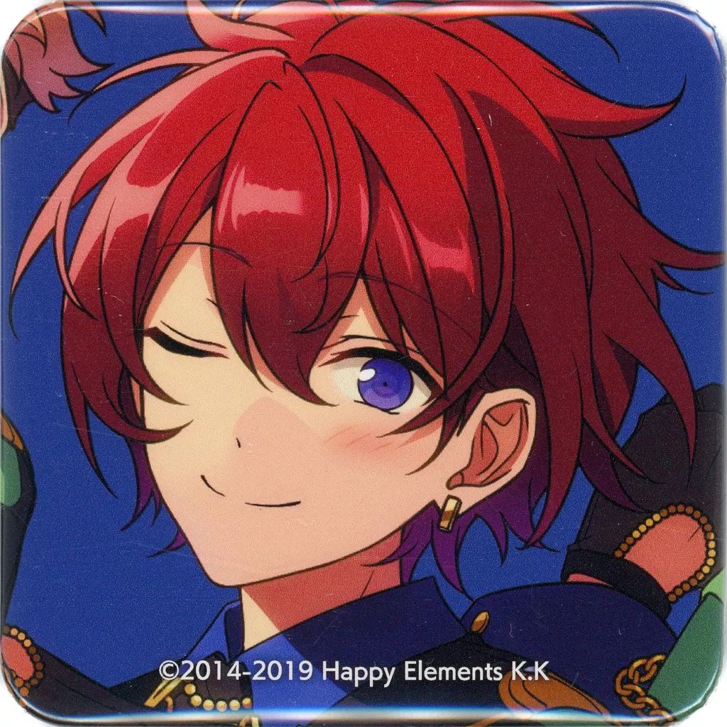 中古】バッジ・ピンズ [単品] 朱桜司 アイドルスクエア缶バッジ 「CD