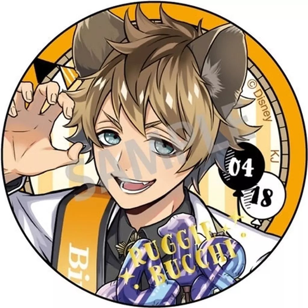 中古】バッジ・ビンズ ラギー・ブッチ(箔押し) 「ディズニー