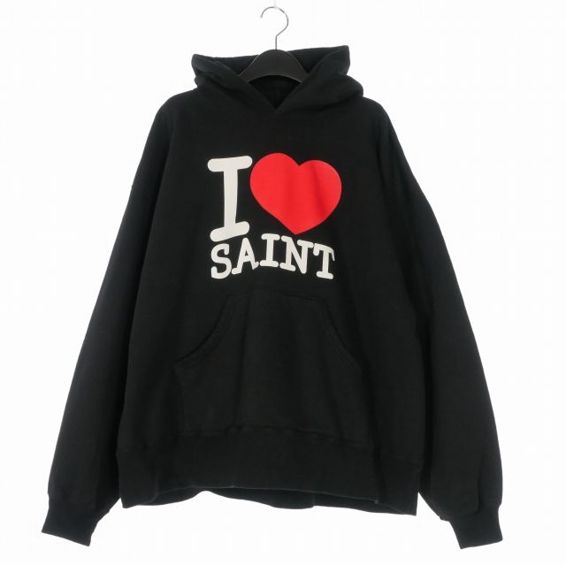 セントマイケル SAINTMICHAEL 26SS HOODIE I LOVE SAINT ロゴプリント