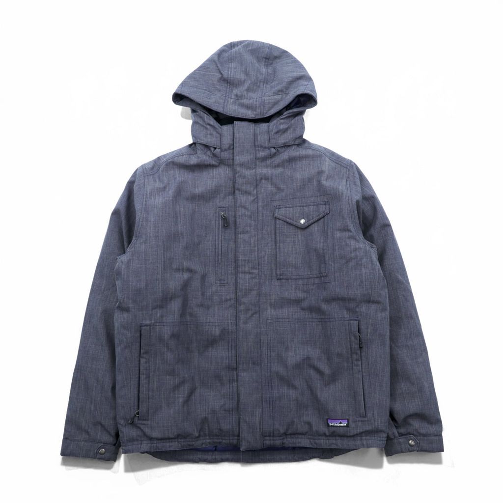 Patagonia ダウンジャケット Wanaka Down Jacket L ネイビー h2no 防水 フード着脱式 ドローコード ...