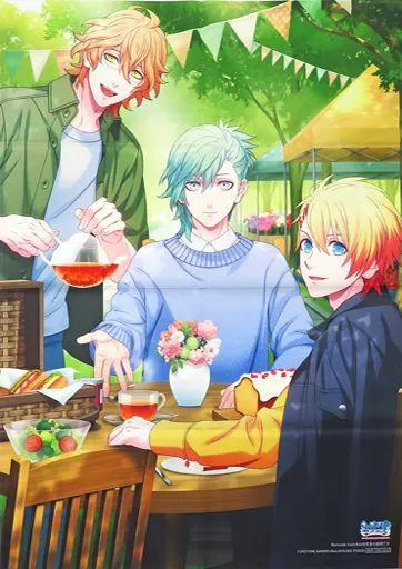 中古】ポスター [単品] B2布ポスター 美風藍＆四ノ宮那月＆来栖翔