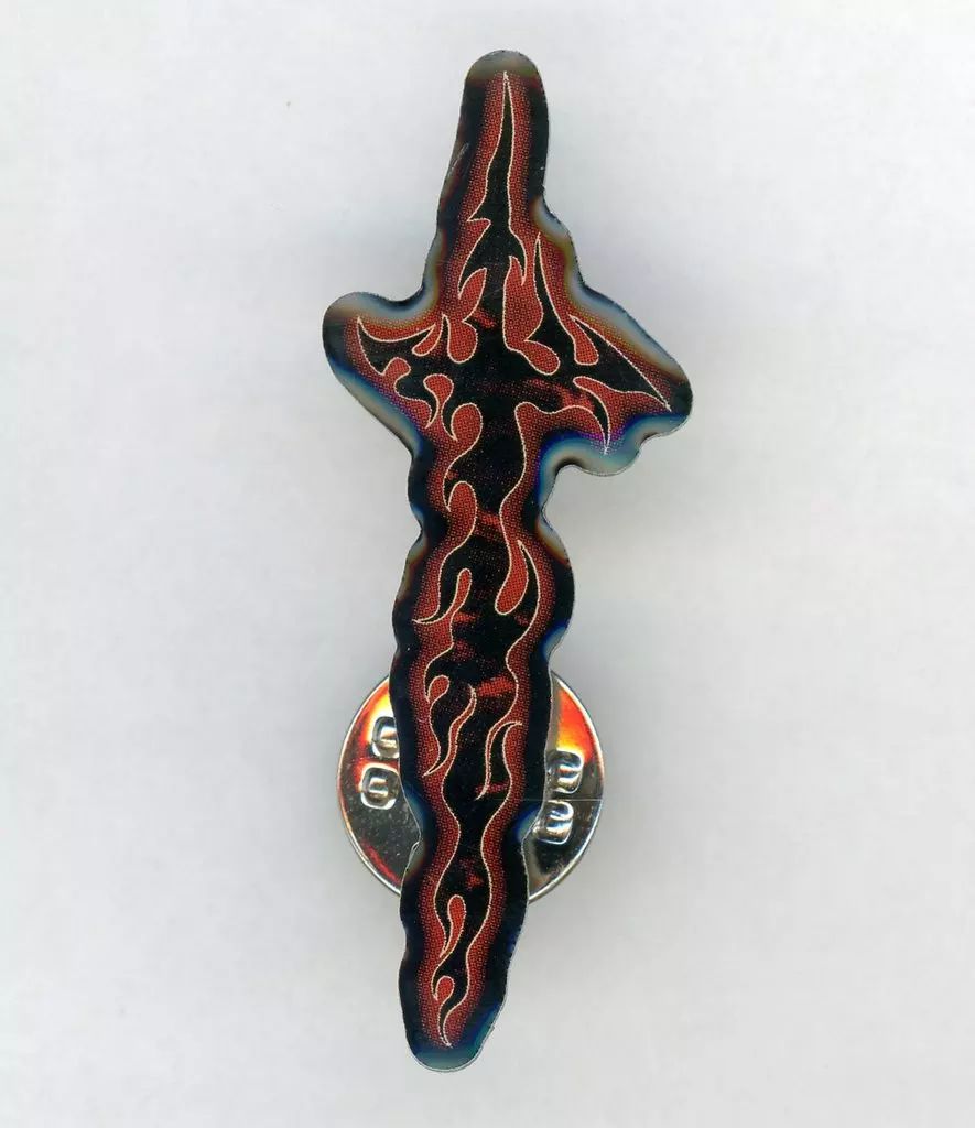 中古】バッジ・ビンズ 黒き刃 ピンバッジ 「幻想水滸伝 × JAGMO