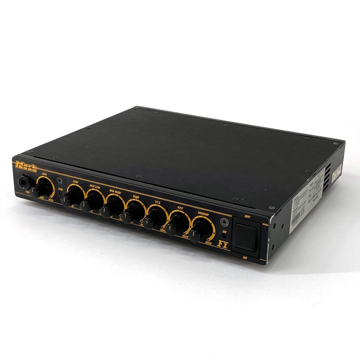 Markbass F1 ベース用アンプ Markbass マークベース F1 ベース用 アンプ ヘッドアンプ ※中古 - メルカリ
