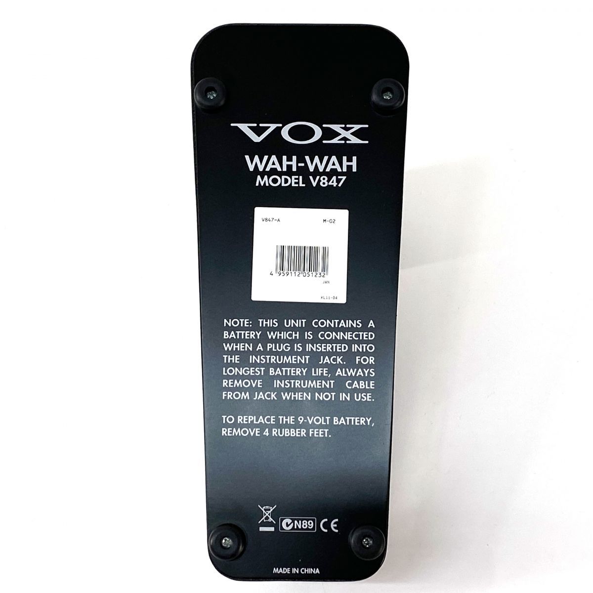 VOX ヴォックス ボックス V847-A エフェクター ワウペダル ※中古