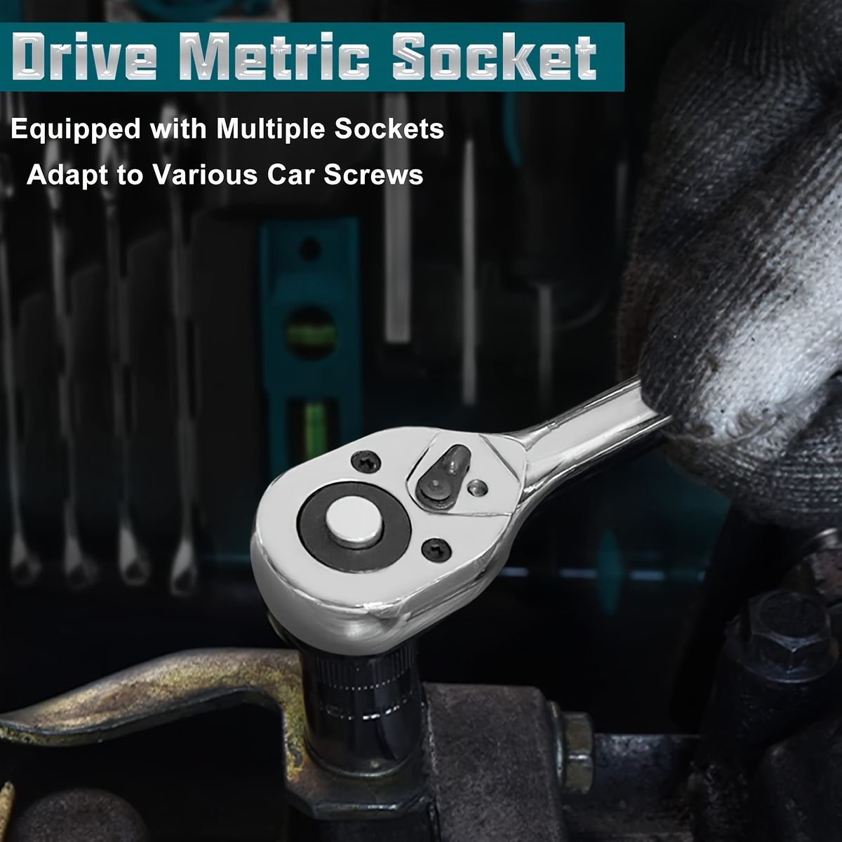  256点充実セット 家庭用工具セット DIY修理 メンテナンスに最適 ポータブル収納ケース付き ドライバー レンチ ソケット 多機能ハンドツールキット ソケットレンチ スパナ レンチ