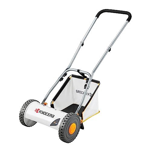 迅速に発送 京セラ Kyocera 旧リョービ 手動式芝刈機 HLM 3000 リール式 662050 A 手動式なので電源や電池残量を気にせず手軽に芝刈り 刈込幅300 mm 刈込高さ調整5段階 刃 429 b 735 e