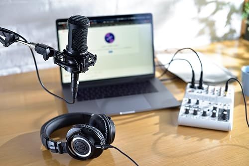 オーディオテクニカ AT 2020 コンデンサーマイク XLR 動画配信 宅録 ポッドキャスト 実況 DTM レコーディング マイク ブラック 2 b 3 e 9 bf 0