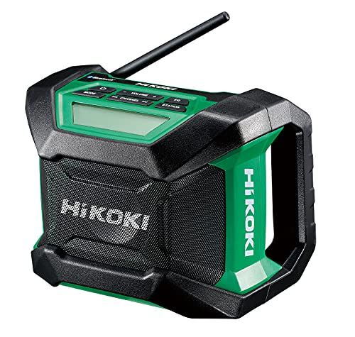HiKOKI ハイコーキ 14.4 V 18 V共用 コードレスラジオ 小型軽量タイプ Bluetooth機能搭載 AC 100 V使用可 蓄電池 充電器 UR DA NN m