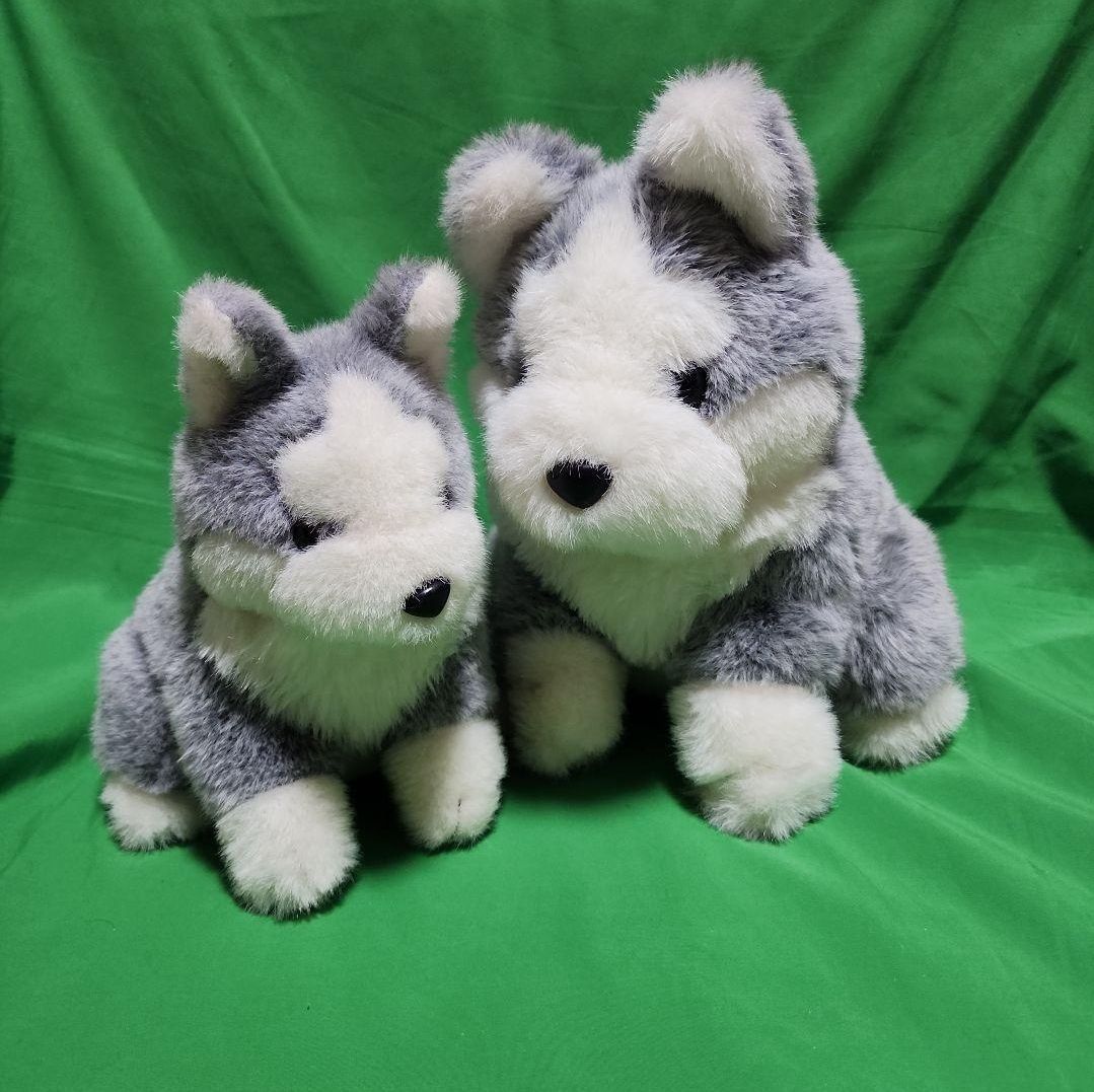 新品 80年代 ビンテージ 東京キング シベリアンハスキー ぬいぐるみ 当時物 日本製 レトロ ヴィンテージ ぬいぐるみ シベリアンハスキー 犬 - メルカリ