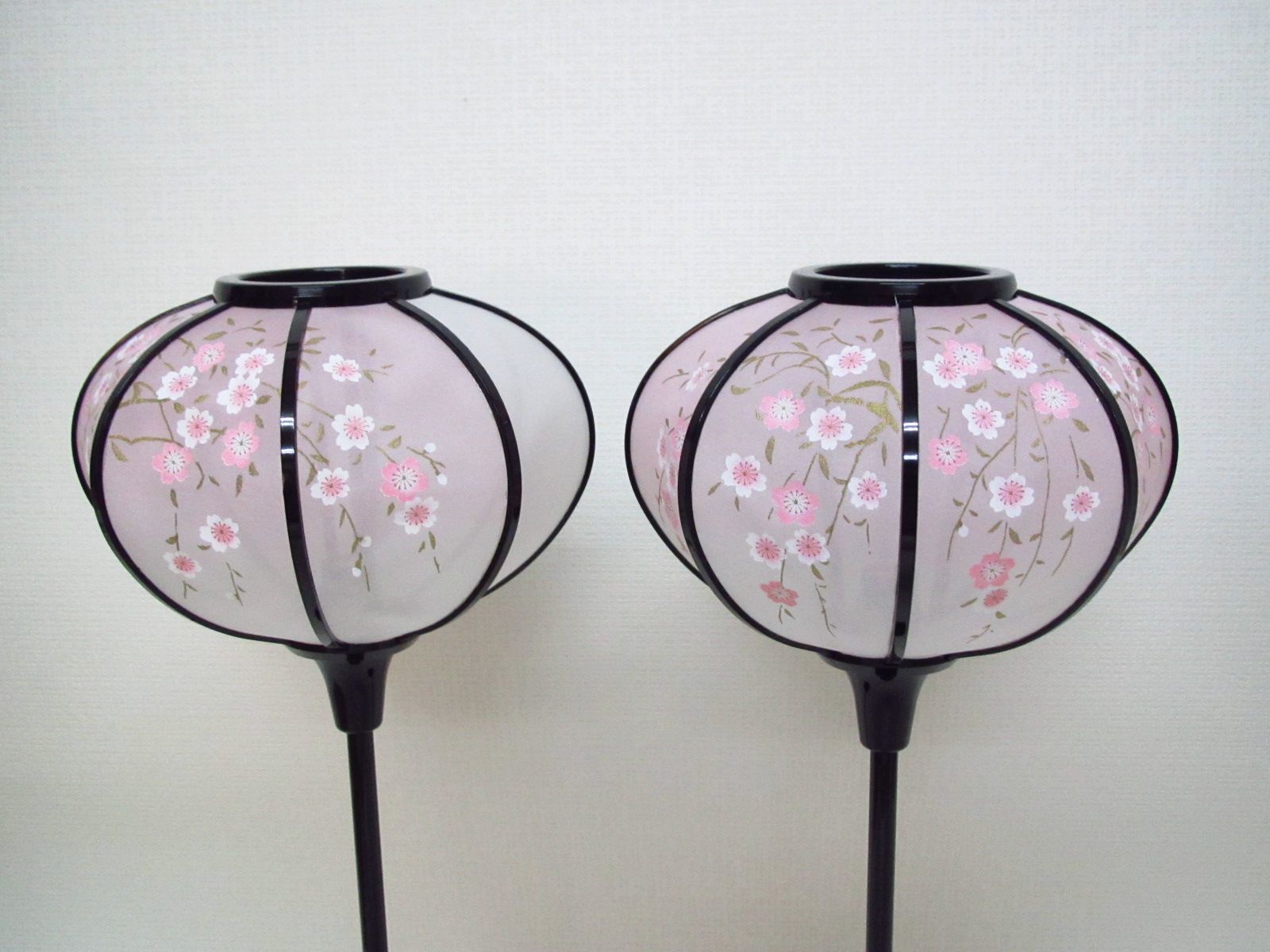 雪洞 ぼんぼり 京みゆき35号コードレス 高さ約35 cm 笠の大きさ直径14