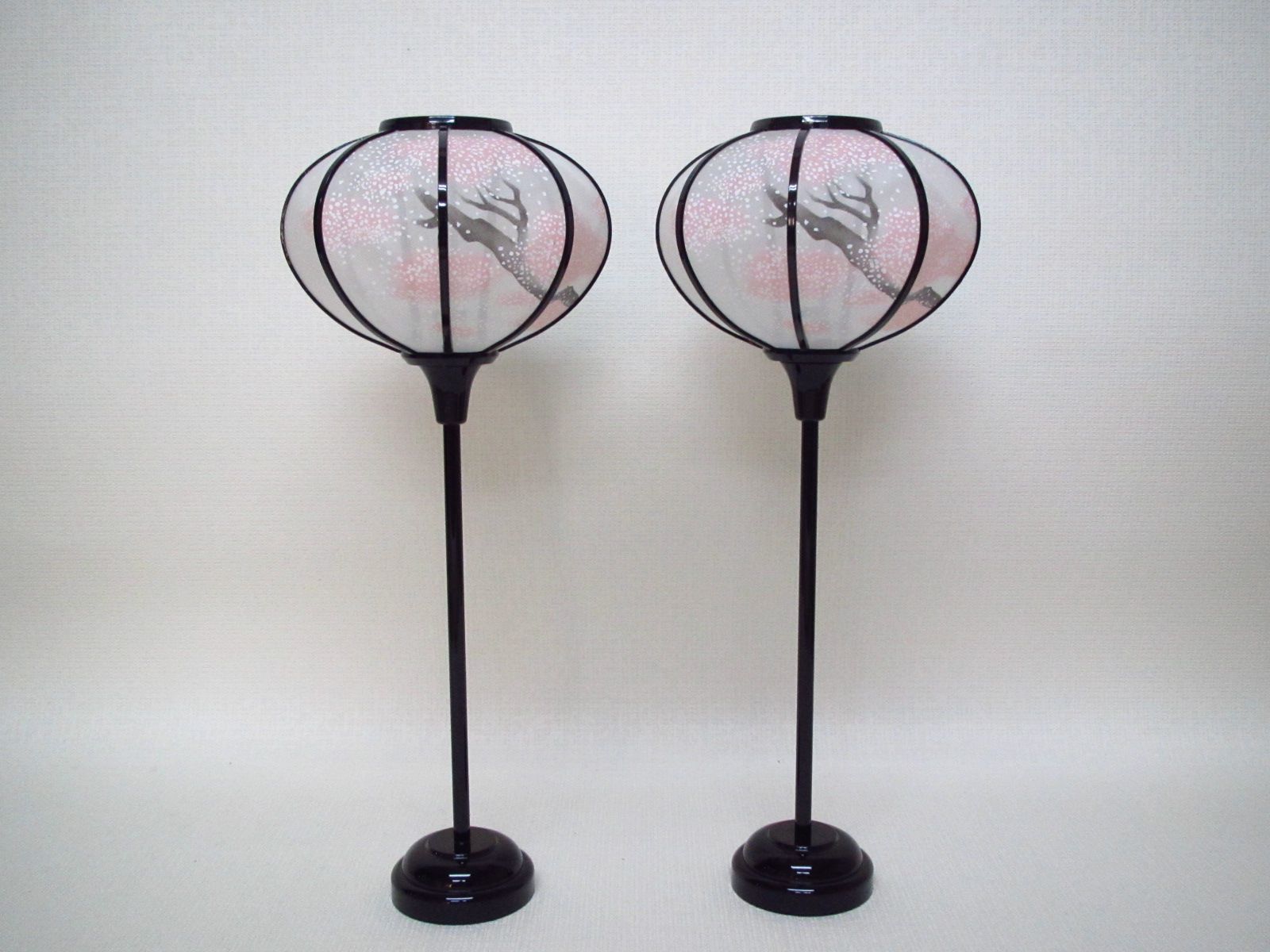 雪洞 ぼんぼり 京かすみ35号コードレス 高さ約35 cm 笠の大きさ直径14