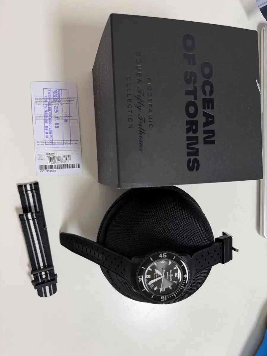 ブランパン スウォッチ フィフティファゾムズ