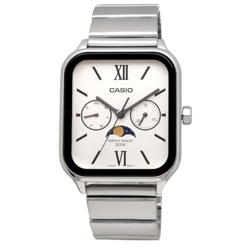  カシオ CASIO スタンダード ムーンフェイズ Moon phase アナログ メンズ 腕時計 MTP-M 305 D-7 A 2 V メタルバンド シルバー 海外モデル 並行輸入品 po 62 eb 962 d その他 キッチン 食器
