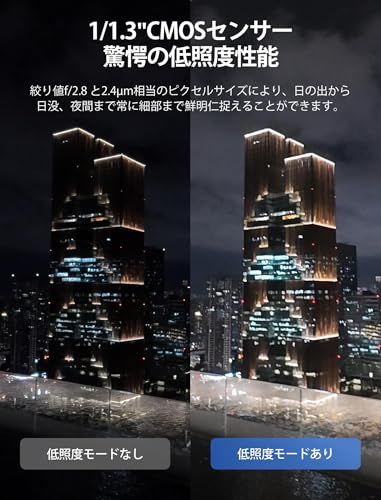 防水アクションカメラ 1|1.3インチセンサー搭載