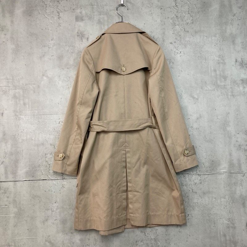 SHIPS colors シップスカラーズ トレンチコート S ベージュ 麻100
