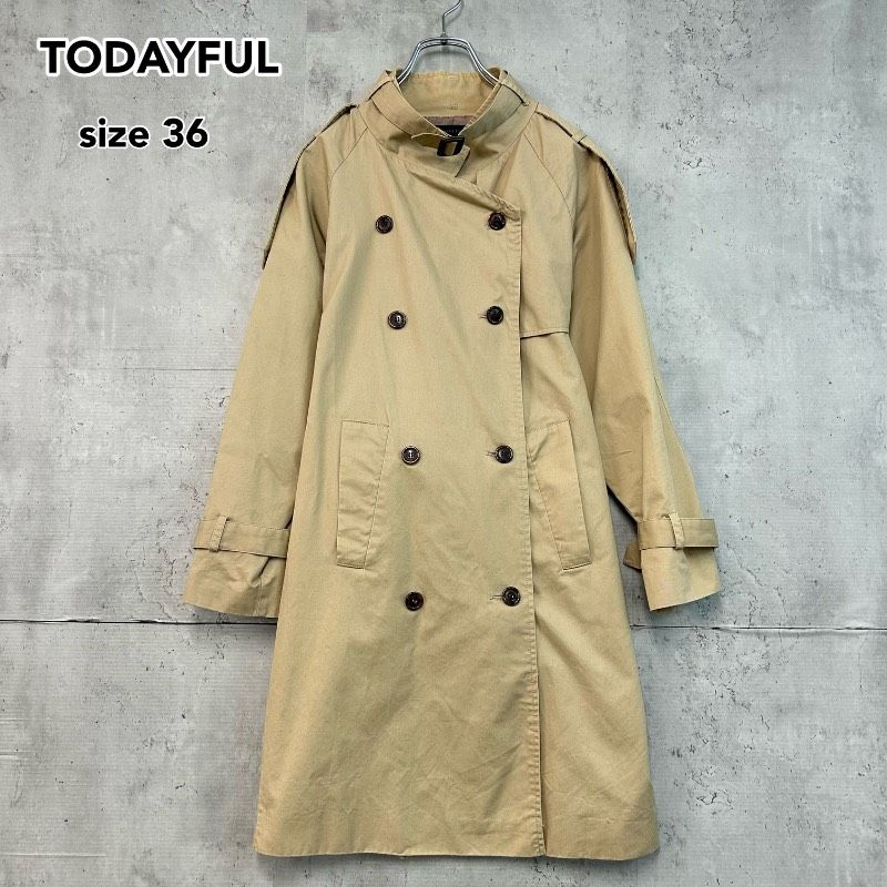 レディース TODAYFUL ベージュ ロングコート