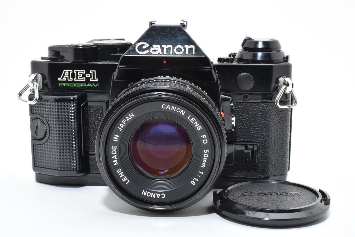 Canon AE-1 PROGRAM ブラック + NEW FD 50mm F1.8 RYM5391#78 - メルカリ