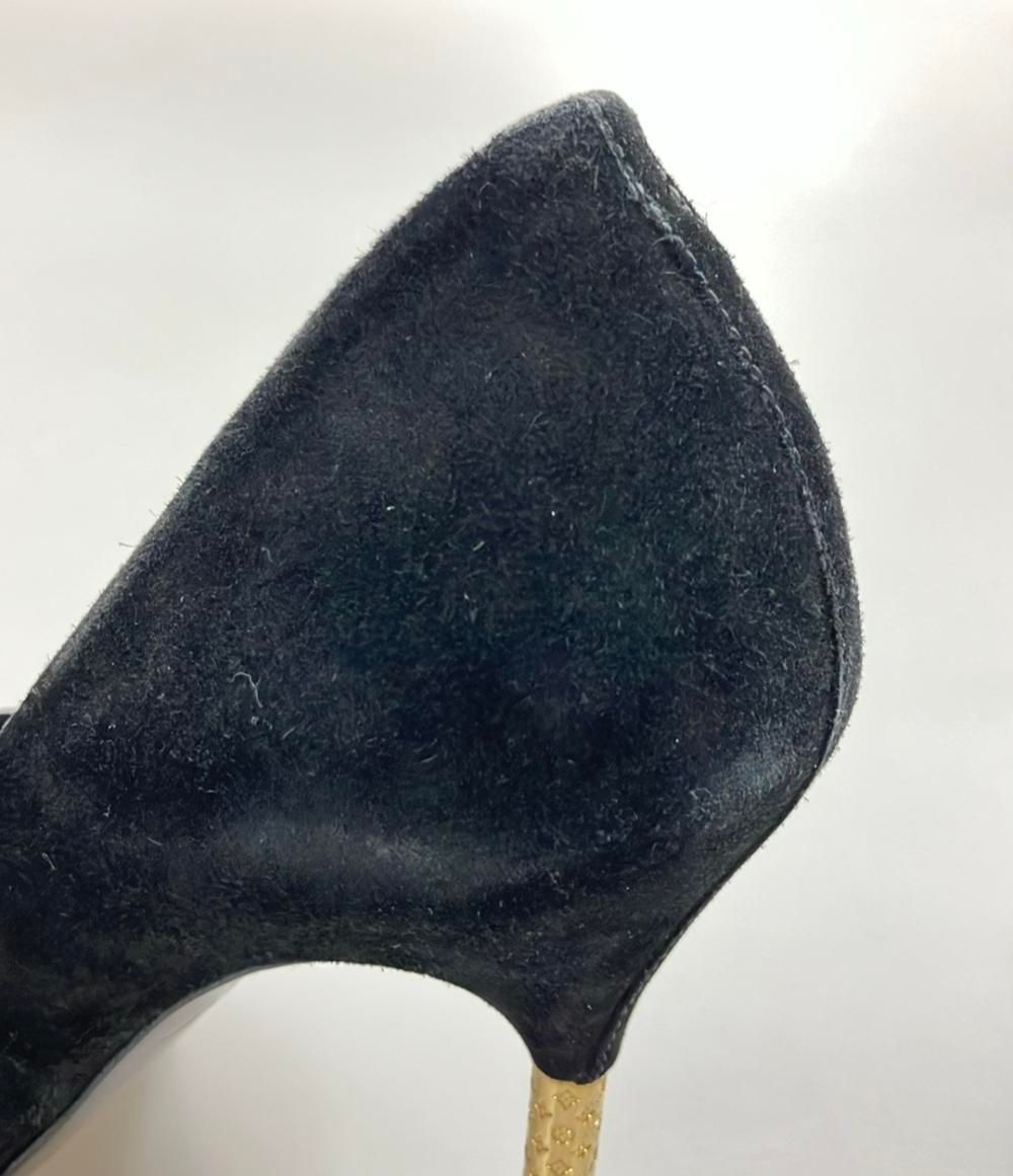 正規品&美品 ルイヴィトン スウェードパンプス 38.5 Louis Vuitton スエード パンプス ブラウン38.5