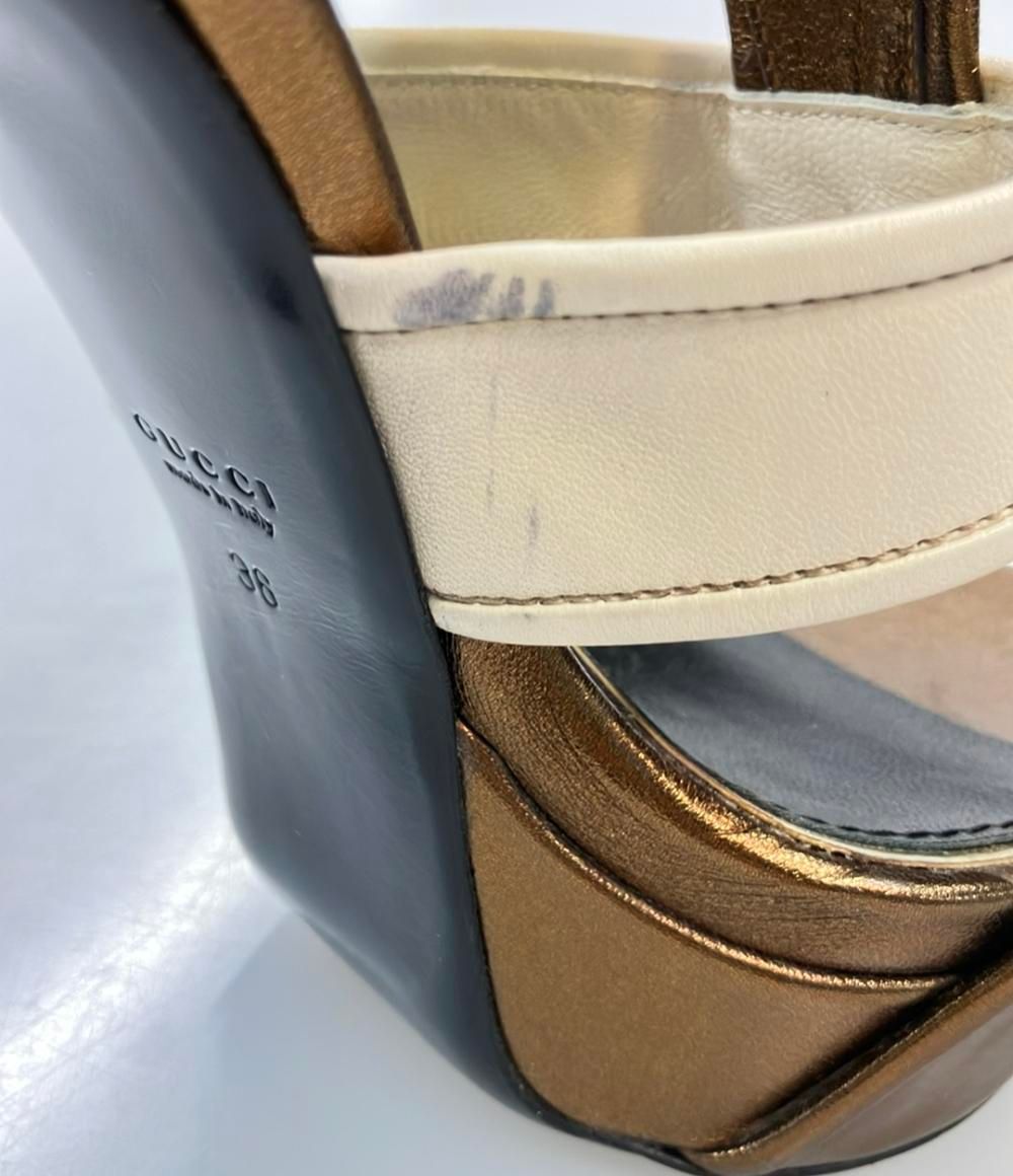 グッチ レザーストラップサンダル レディース SIZE 36 (23cm) GUCCI