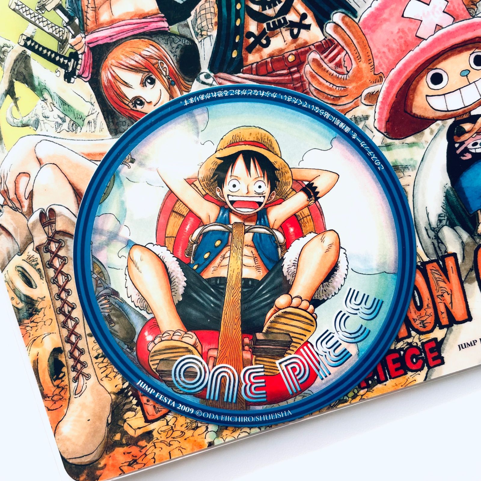 2009年 ジャンプフェスタ ワンピース 下敷き ステッカー