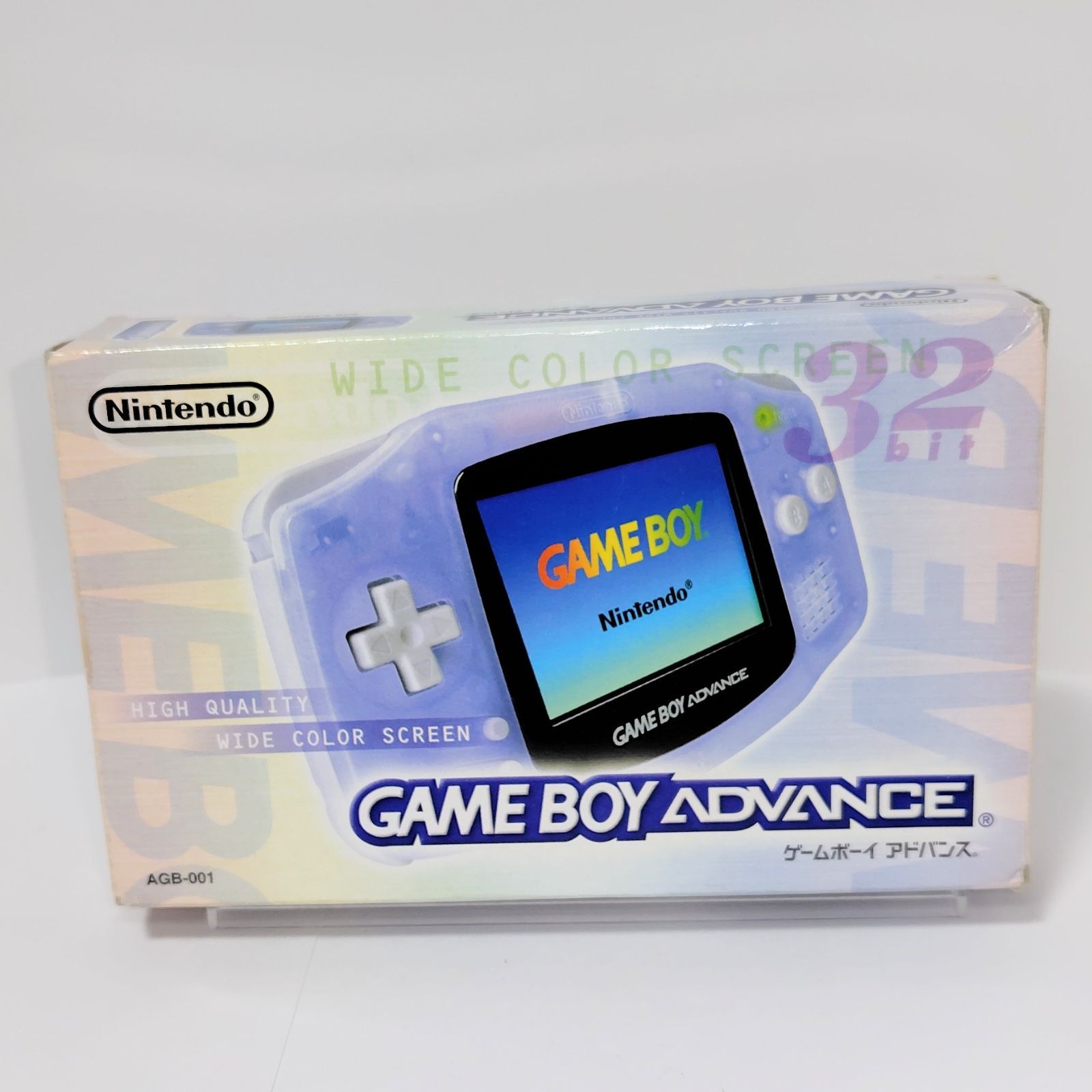 任天堂 Nintendo ゲームボーイアドバンス本体 ミルキーブルー 箱 説明