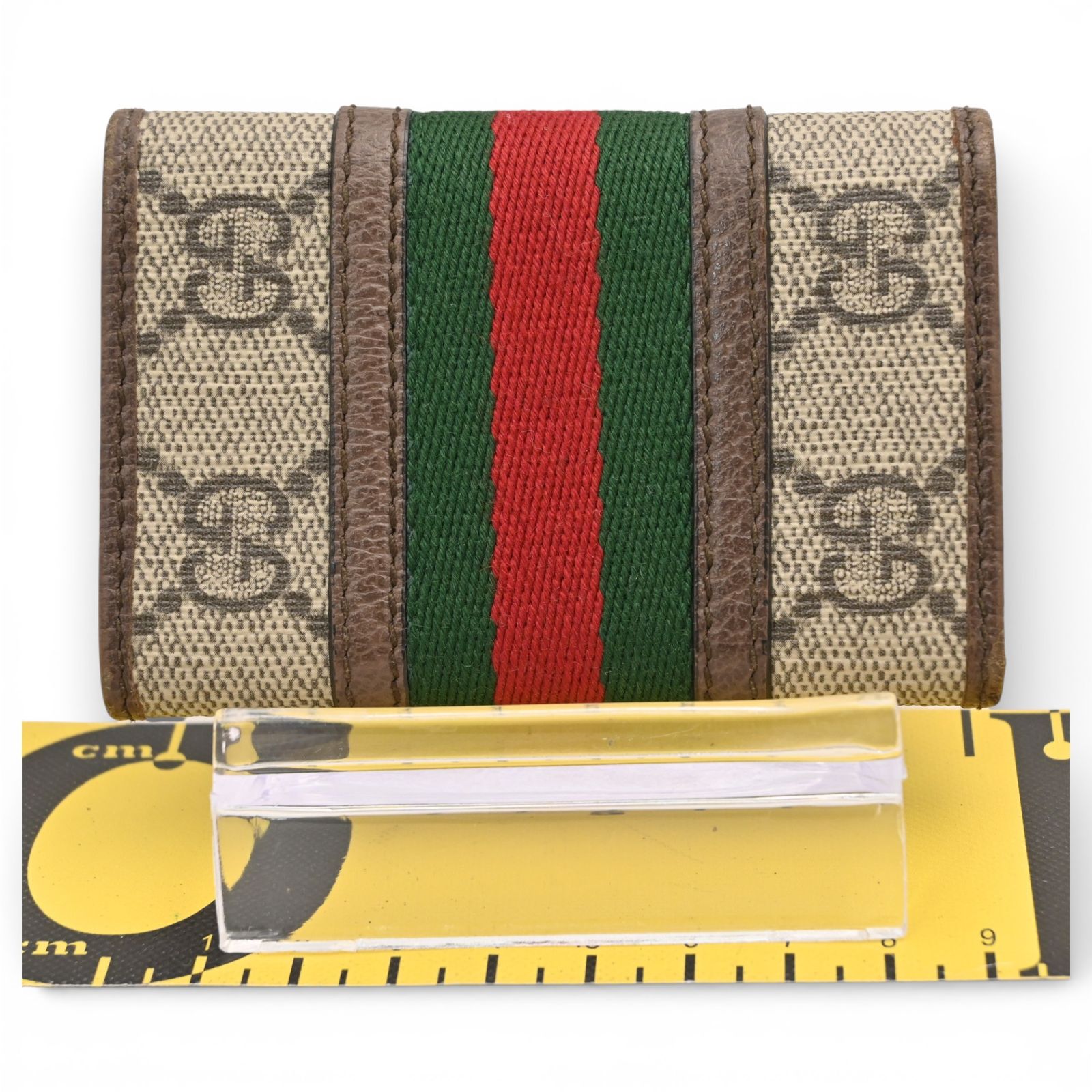 グッチ オフィディア シェリーライン GGスプリーム 6連 キーケース A