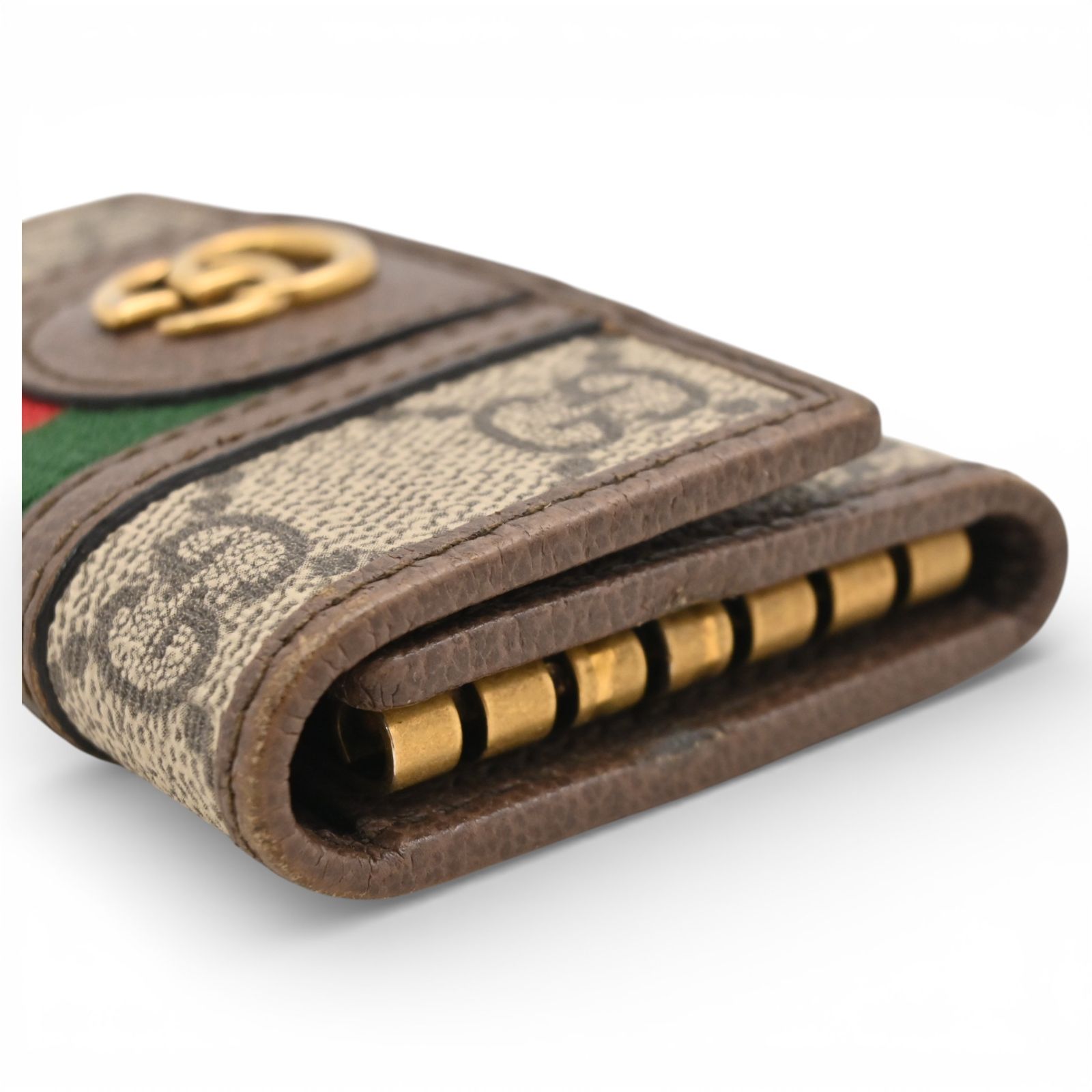 グッチ オフィディア シェリーライン GGスプリーム 6連 キーケース A