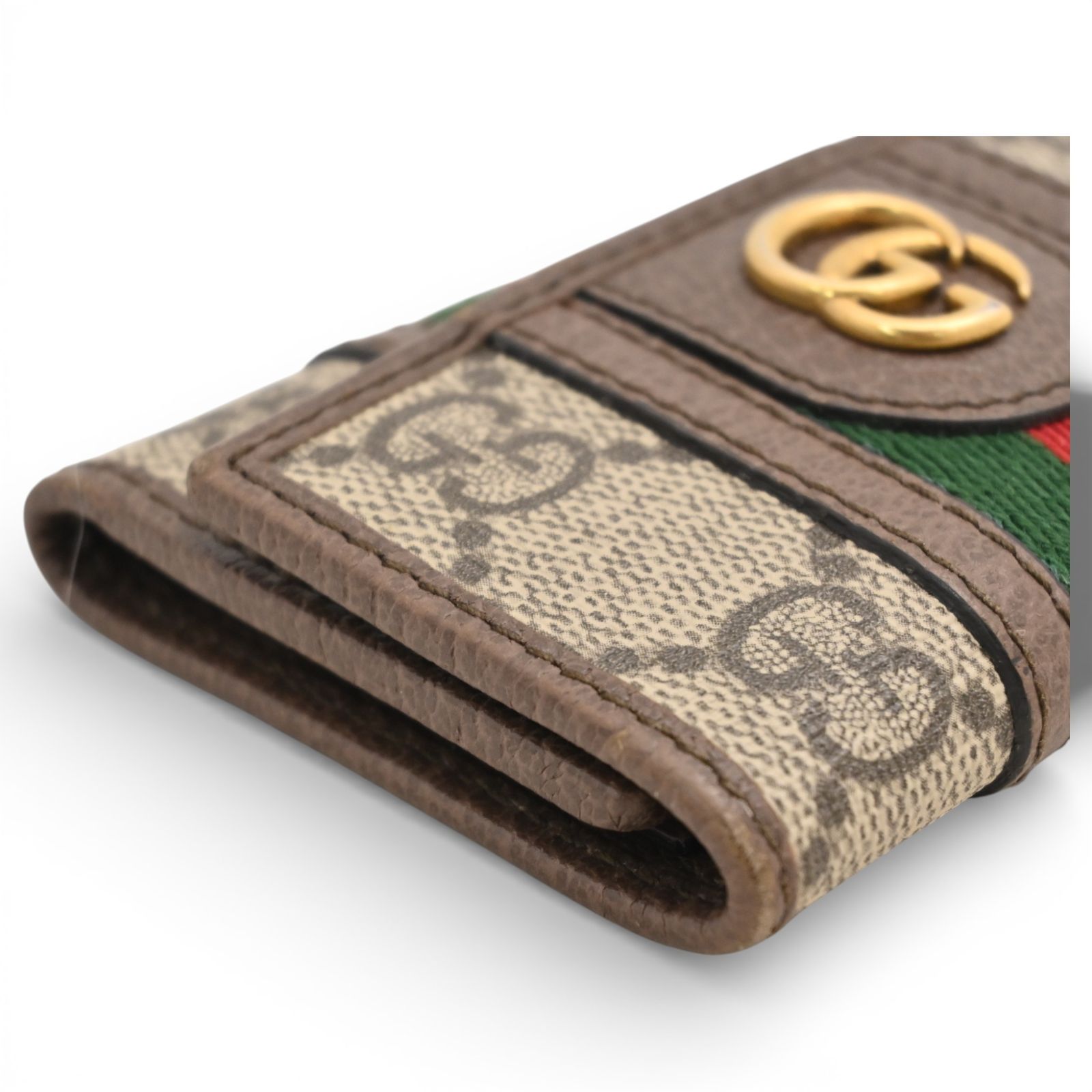 グッチ オフィディア シェリーライン GGスプリーム 6連 キーケース A