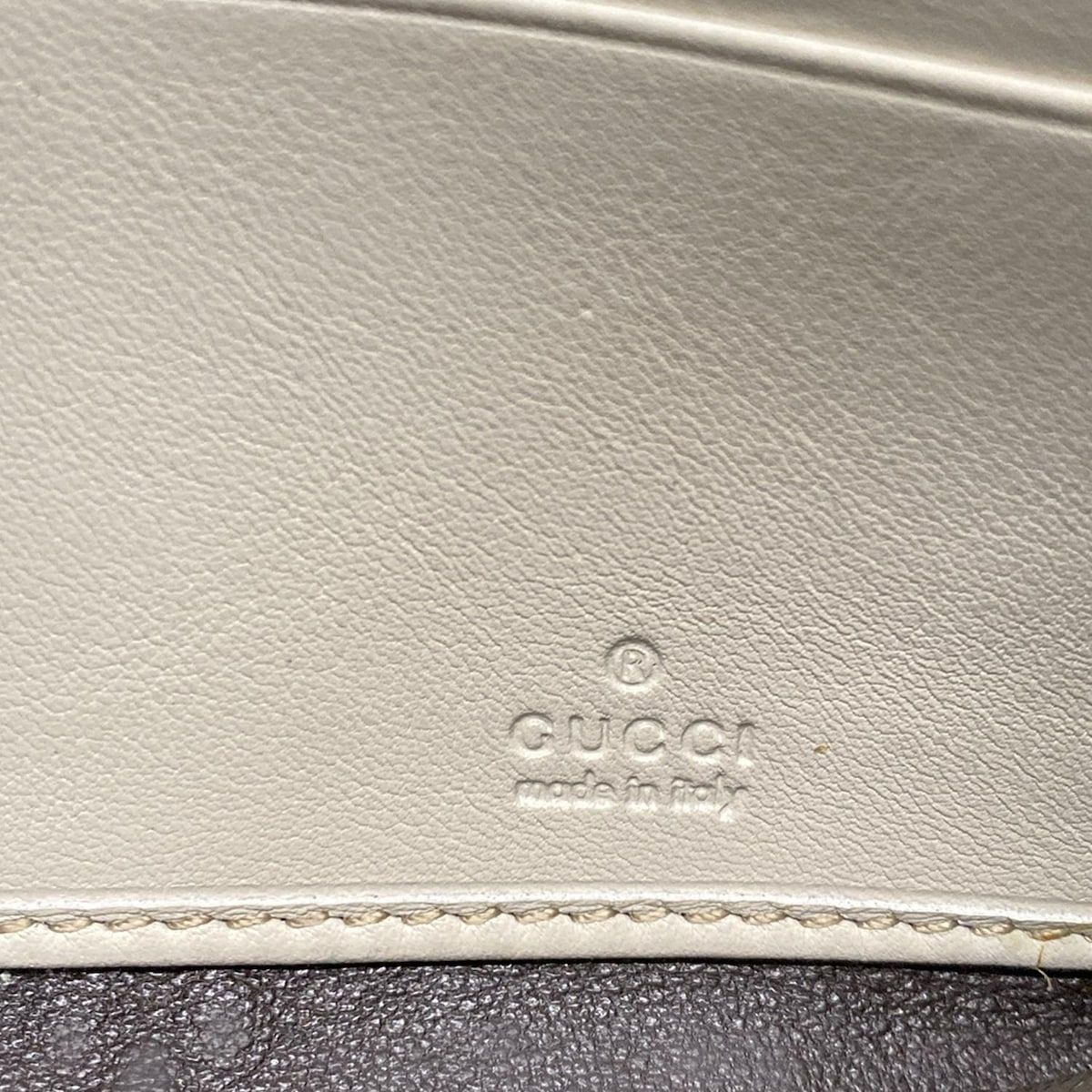 GUCCI(グッチ) 長財布 - 291099 アイボリー レザー - メルカリ