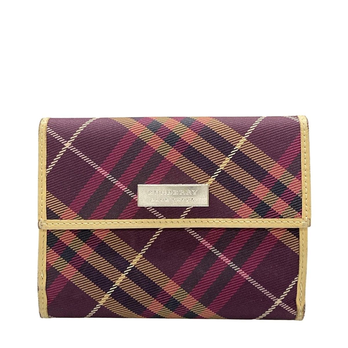 Burberry Blue Label チェック柄 二つ折り財布 BURBERRY BLUE LABELチェック柄 二つ折り財布 - メルカリ