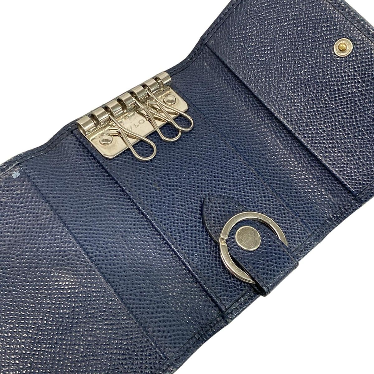 BVLGARI(ブルガリ) キーケース ブルガリ ネイビー 6連フック