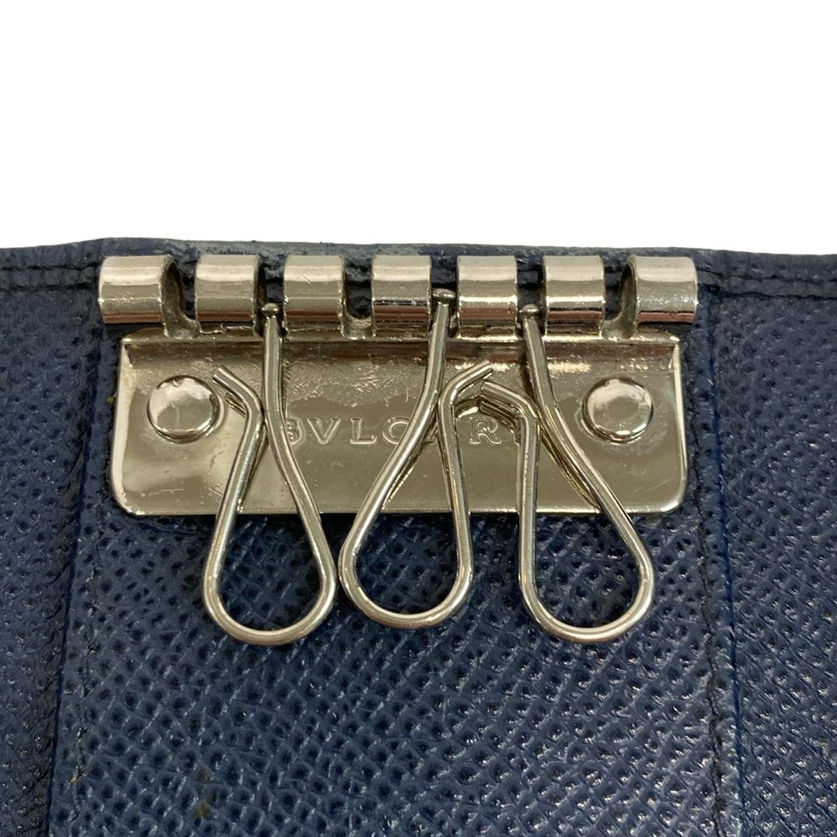 BVLGARI(ブルガリ) キーケース ブルガリ ネイビー 6連フック