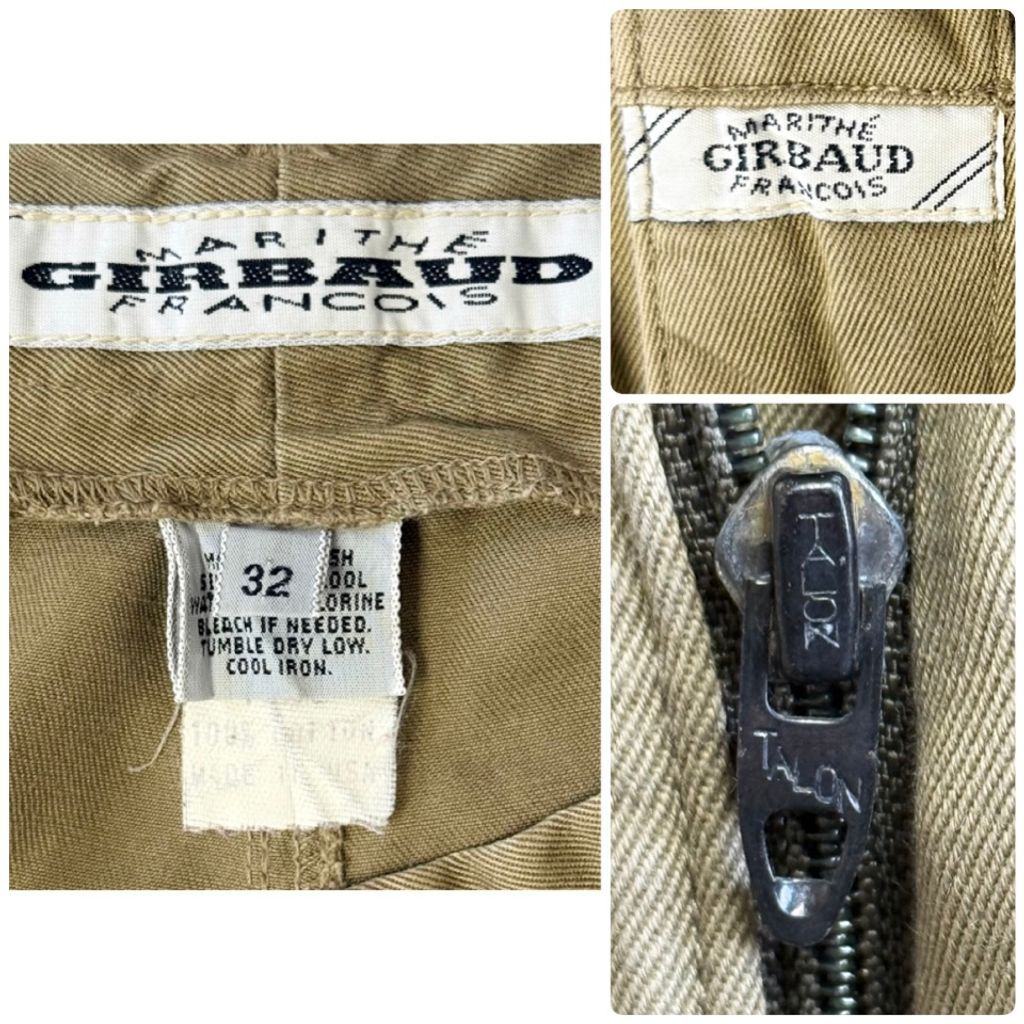 32×32 USA製 80s llbean ツータック チノパTALONジップ USA製 80s llbean ツータック チノパン フェード TALONジップ - メルカリ