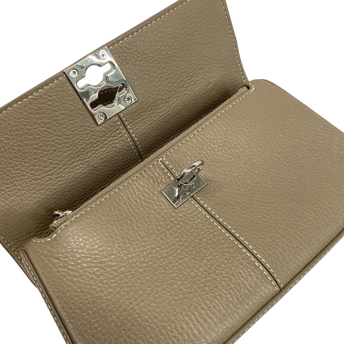 CAFUNE(カフネ) 財布美品 スタンスウォレット グレーベージュ 2WAY