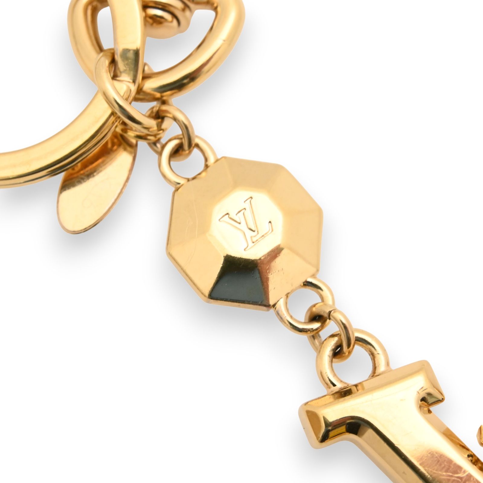 ルイヴィトン キーホルダー LV ファセット キーリング チャーム A