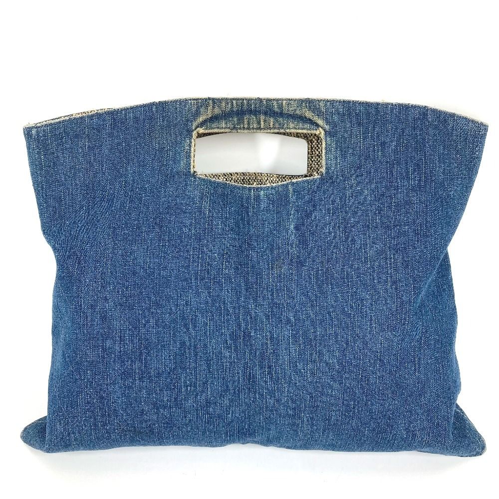 CHANEL デニムブルー キルティングバッグ CHANEL シャネル ハンドバッグ マトラッセ キルティング デニム ブルー