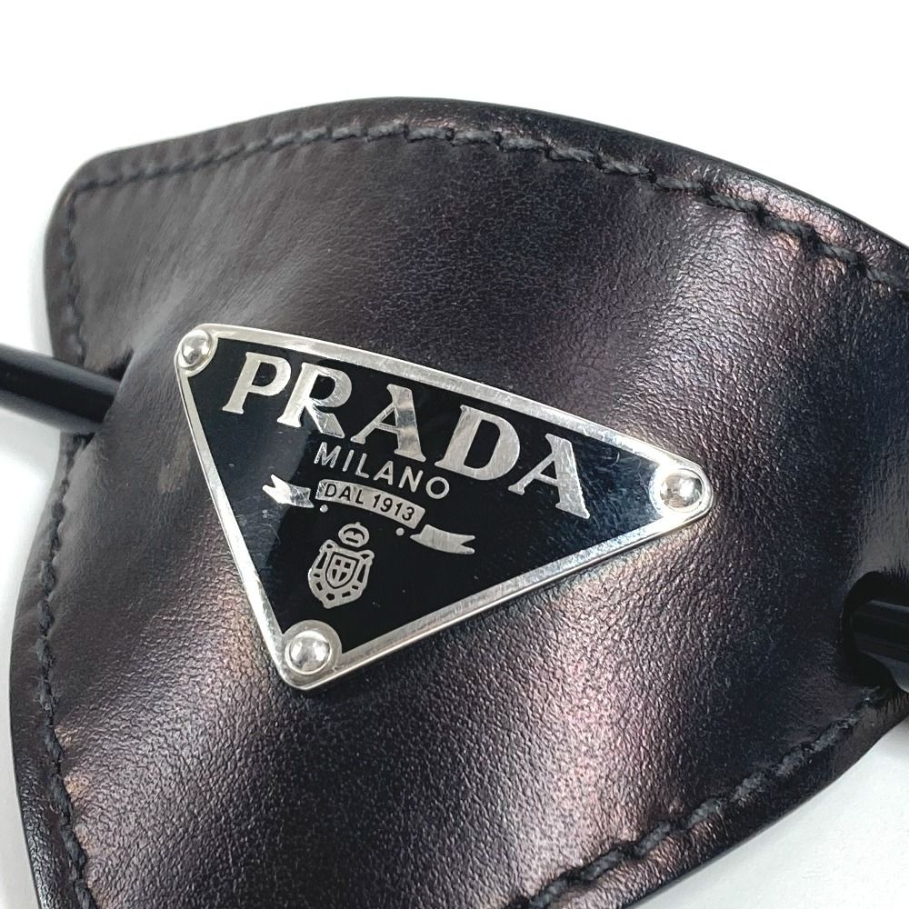 PRADA ブラック プラダ ヘアアクセサリー かんざし トライアングル